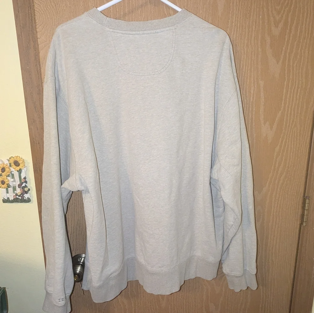 IZOD Gray Sweatshirt Men's XXL - Picture 5 of 8
